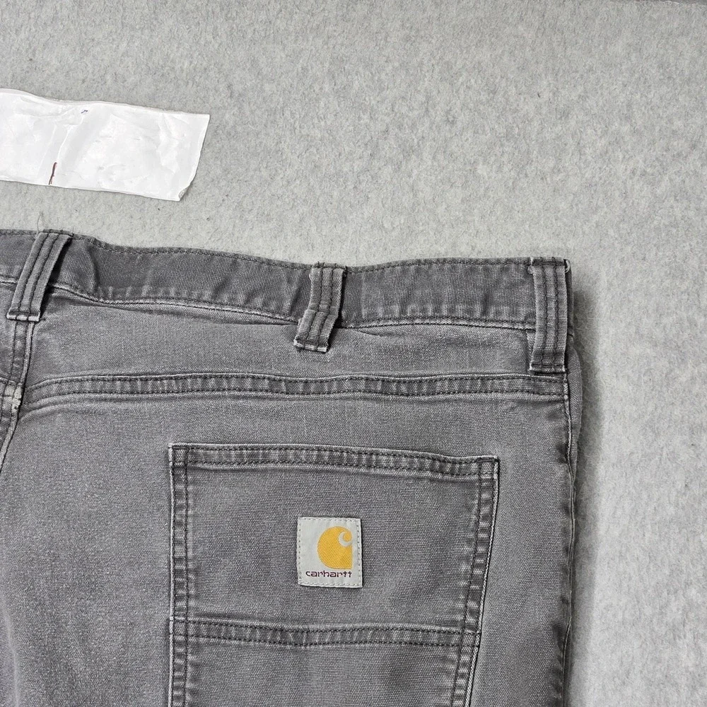 Carhartt Men Pants 40X32 Gray Straight Rigby Relaxed Fit 28
